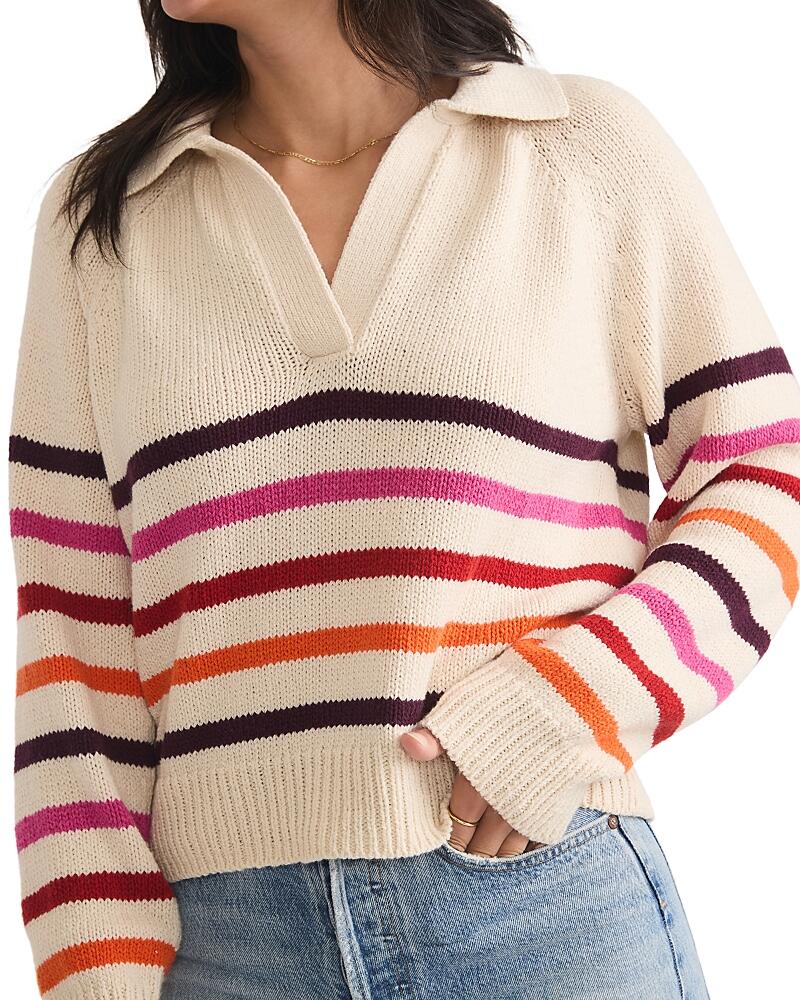 Marine Layer Claire Polo Sweater Cover