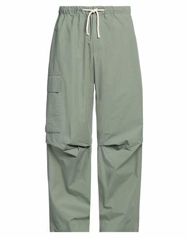 Jil Sander+ Man Pants Sage green Cotton Cover