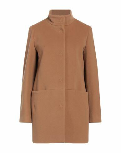 Cinzia Rocca Woman Coat Camel Wool, Polyamide, Cashmere Cover