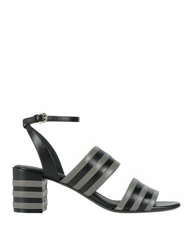 Ferragamo Woman Sandals Black Calfskin Cover