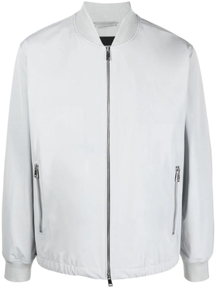 Theory zip-up bomber jacket - Grey Cover