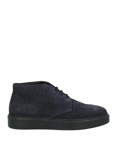 Doucal's Man Ankle boots Midnight blue Leather Cover