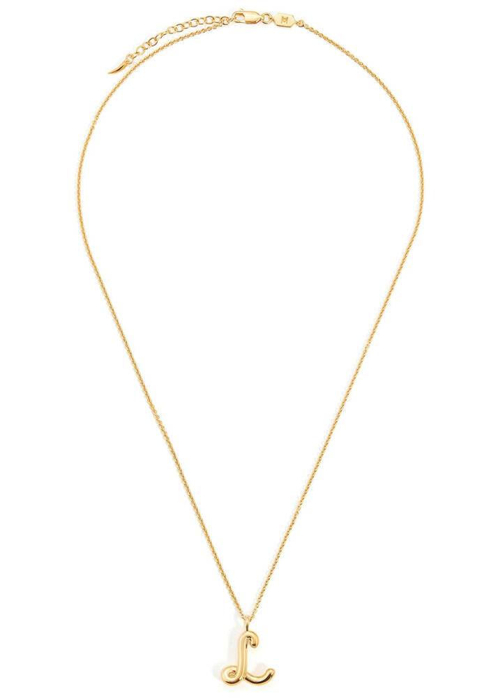 Missoma L Initial 18kt Gold-plated Necklace Cover