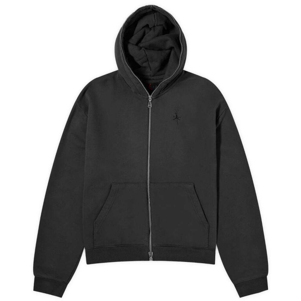 Air Jordan Men's x Travis Scott Jumpman Jack Full Zip Hoodie in Black Cover