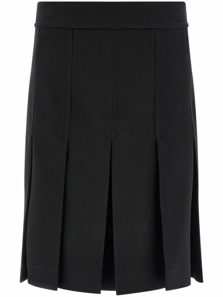 Ferragamo pleated short skirt - Black Cover