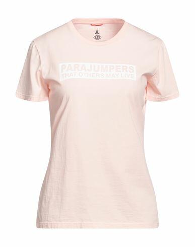 Parajumpers Woman T-shirt Light pink Cotton Cover