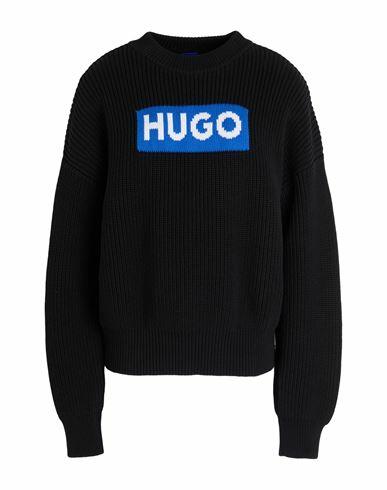 Hugo Woman Sweater Black Cotton Cover