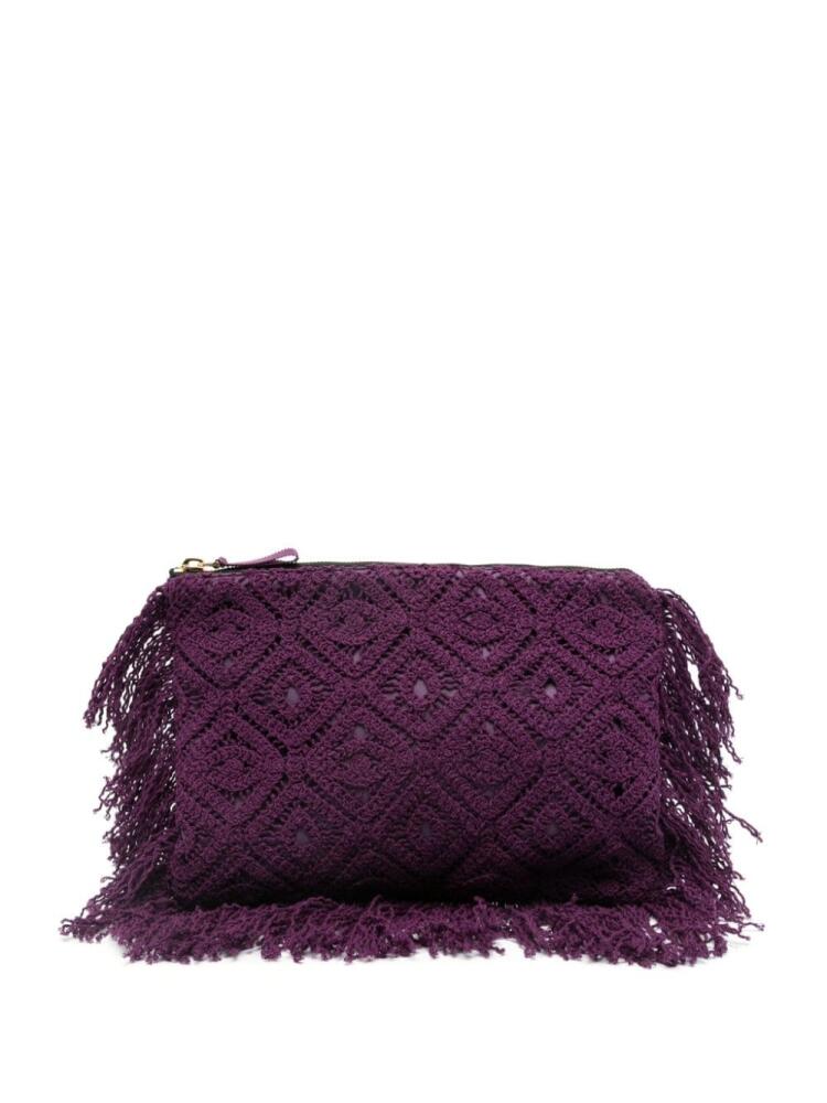 La DoubleJ Hand Pochette clutch bag - Purple Cover