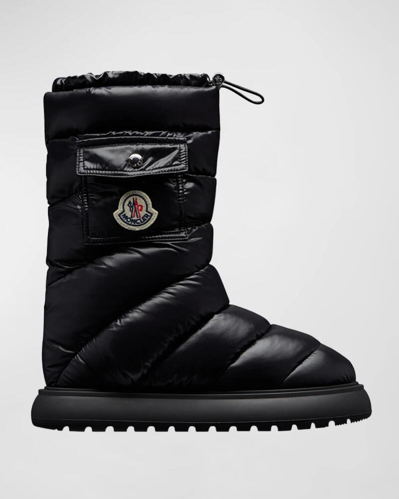 Moncler Gaia Quilted Nylon Pocket Snow Boots Cover