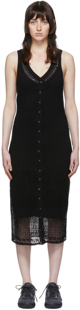 rag & bone Black Cotton Blend Dress Cover