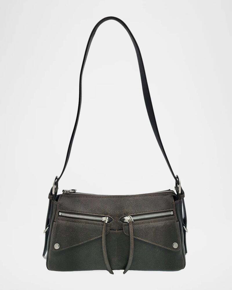 Oryany Moto Distressed Leather Shoulder Bag Cover