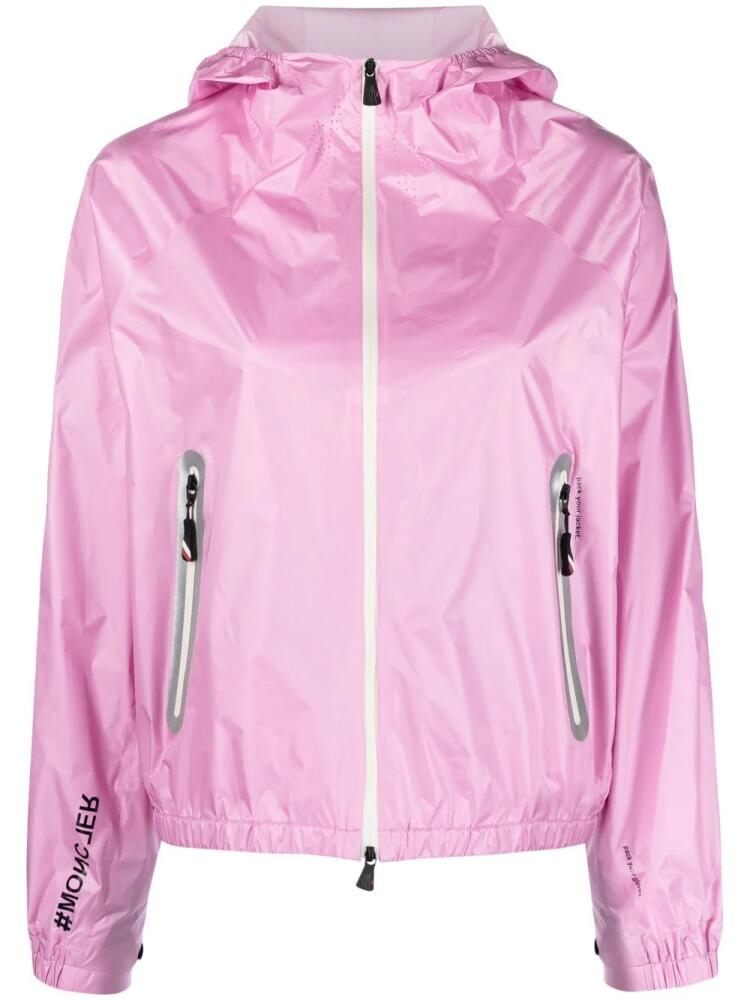 Moncler Grenoble Crozat hooded windbreaker - Pink Cover