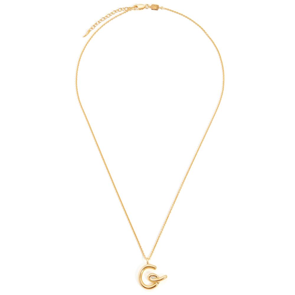 Missoma G Initial 18kt Gold-plated Necklace Cover