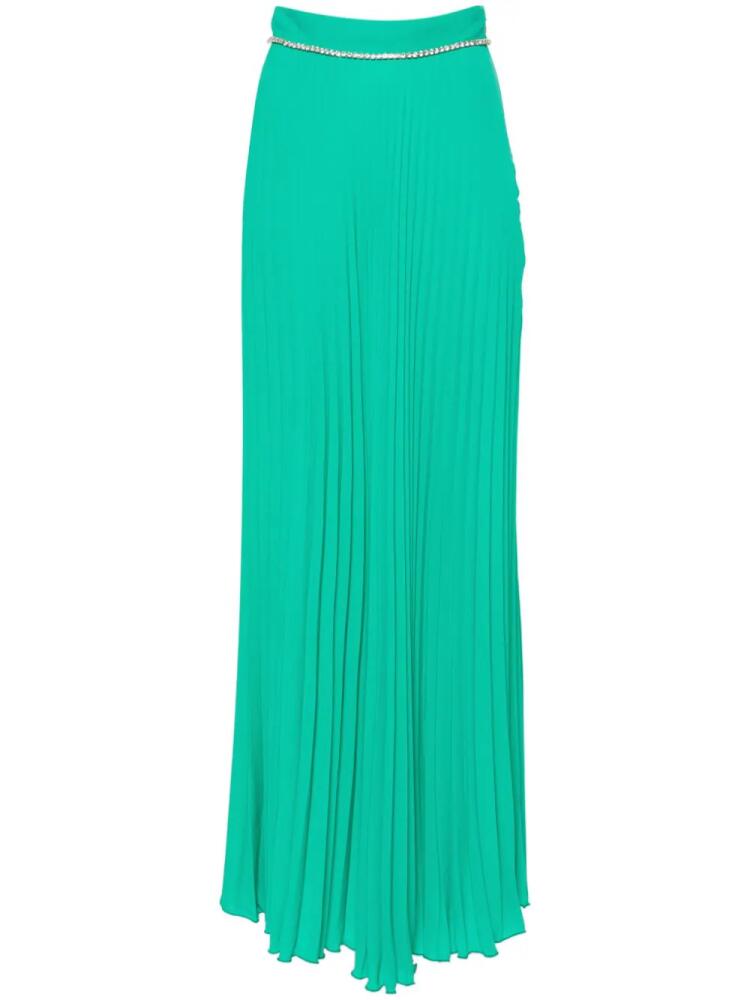 LIU JO pleated maxi skirt - Green Cover