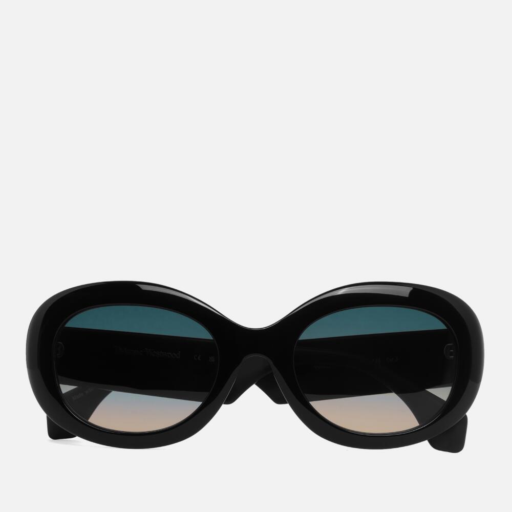 Vivienne Westwood The Vivienne Acetate Oval-Frame Sunglasses Cover