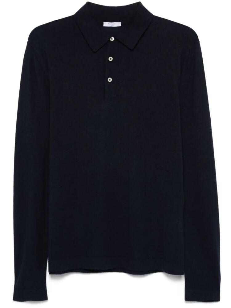 Boglioli polo sweater - Blue Cover