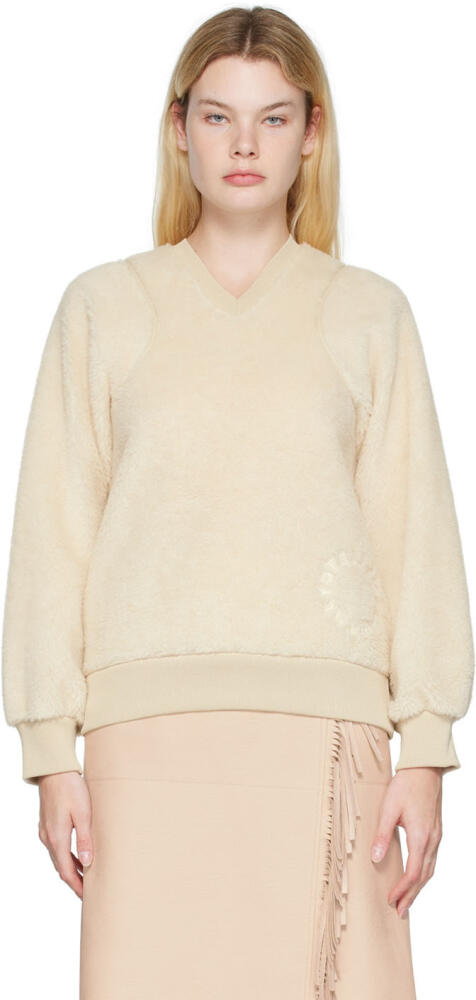 Stella McCartney Beige V-Neck Sweater Cover