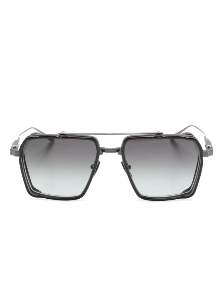 Akoni pilot-frame sunglasses - Black Cover