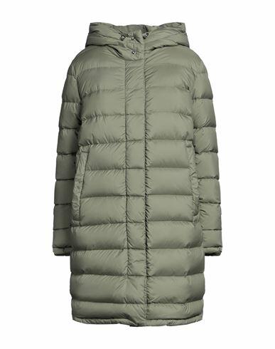 Add Woman Puffer Military green Polyester Cover