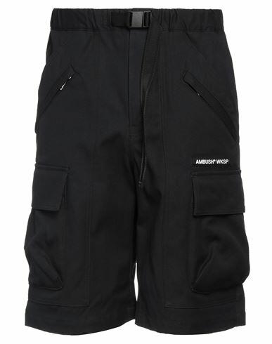 Ambush Man Shorts & Bermuda Shorts Black Cotton Cover