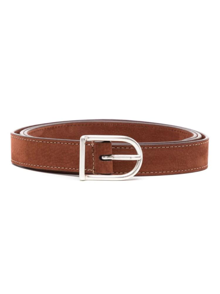 Anderson's nubuck leather belt - Brown Cover