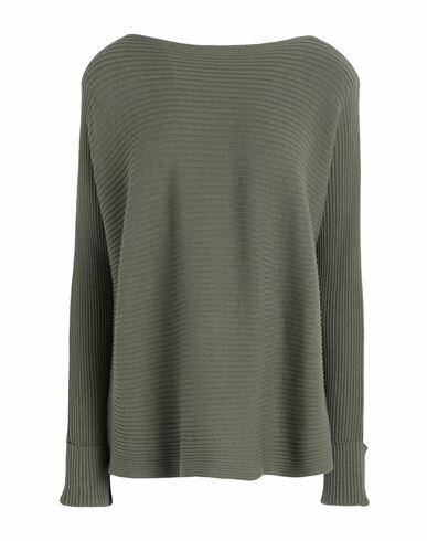 Max & co. Woman Sweater Military green Cotton, Viscose Cover