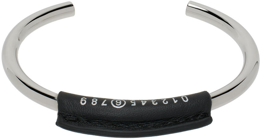 MM6 Maison Margiela Silver Logo Bracelet Cover