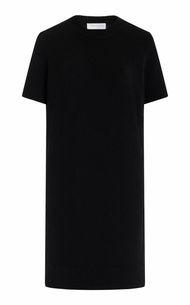 Michael Kors Collection - Felted Lambswool Mini Dress - Black Cover