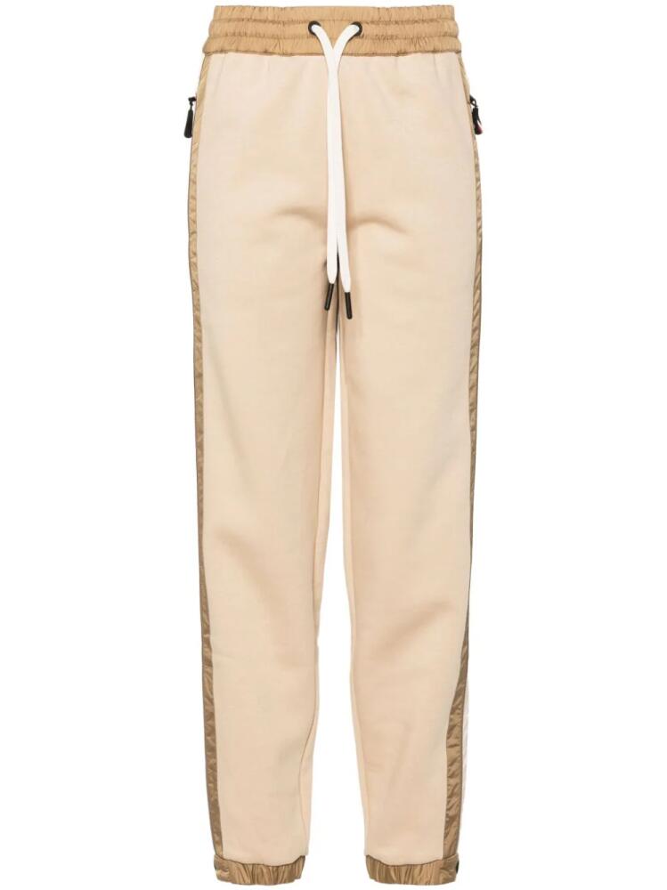 Moncler Grenoble side-stripe track pants - Neutrals Cover