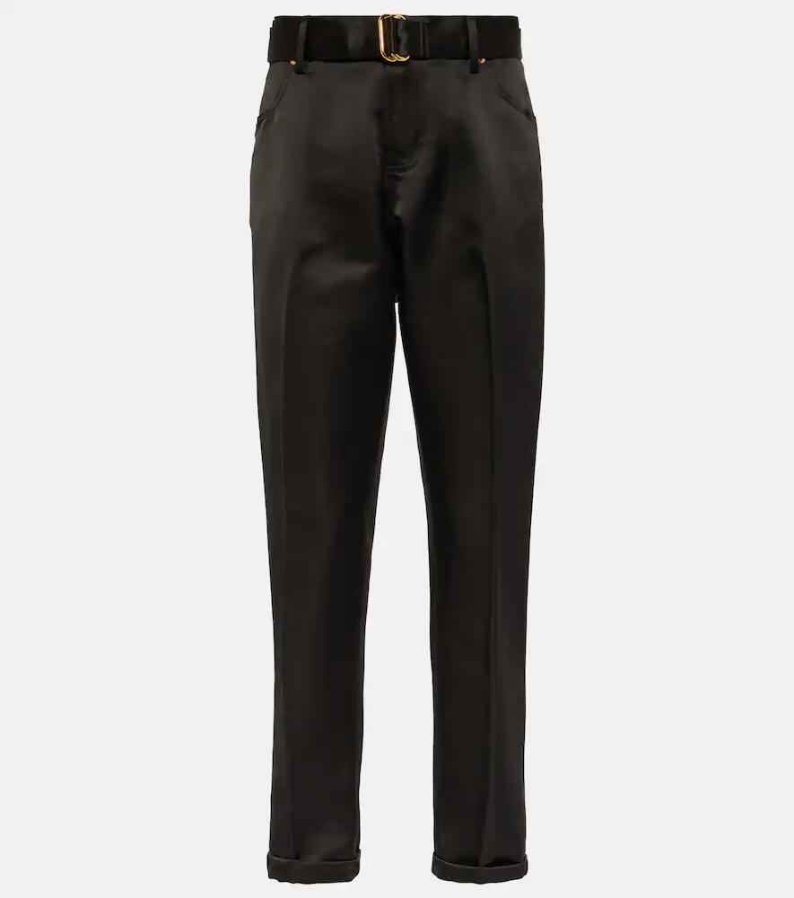 Tom Ford Silk straight-leg pants Cover