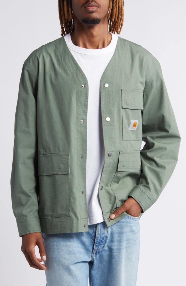 Carhartt Work In Progress Elroy Ripstop Shirt Jacket in Park Cover