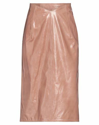 N°21 Woman Midi skirt Blush Lambskin Cover