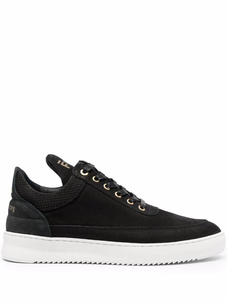 Filling Pieces logo low-top sneakers - Black Cover