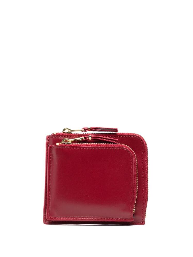 Comme Des Garçons Wallet external-pocket coin purse - Red Cover