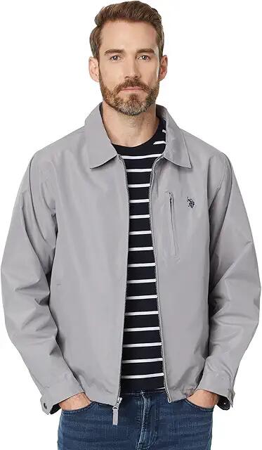 U.S. POLO ASSN. USPA Golf Jacket (Colorado Grey) Men's Coat Cover