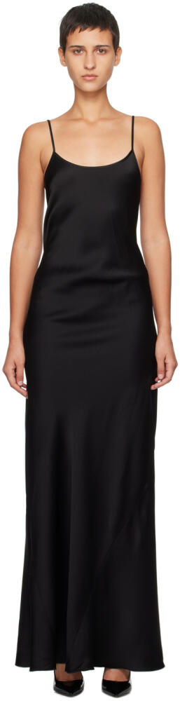 Victoria Beckham Black Fluid Maxi Dress Cover