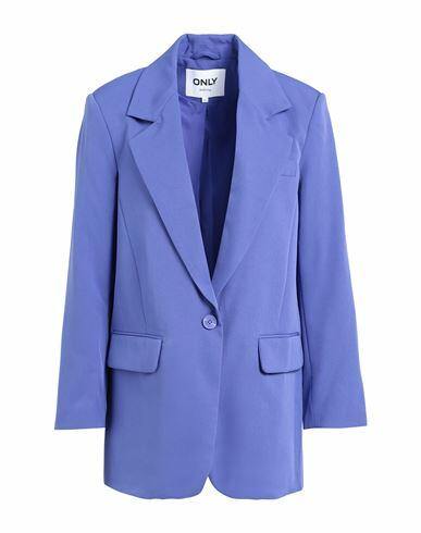 Only Woman Blazer Purple Polyester, Elastane Cover