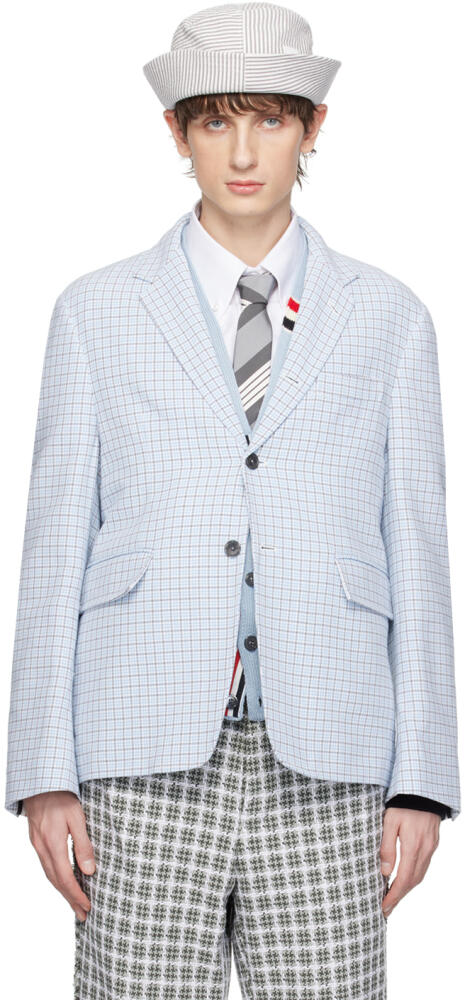 Thom Browne Blue Classic Blazer Cover