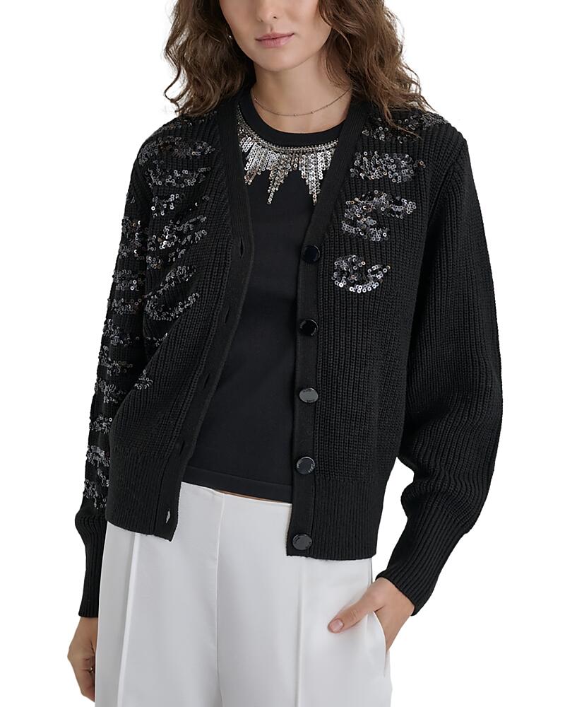 Dkny Sequinned Cardigan Cover