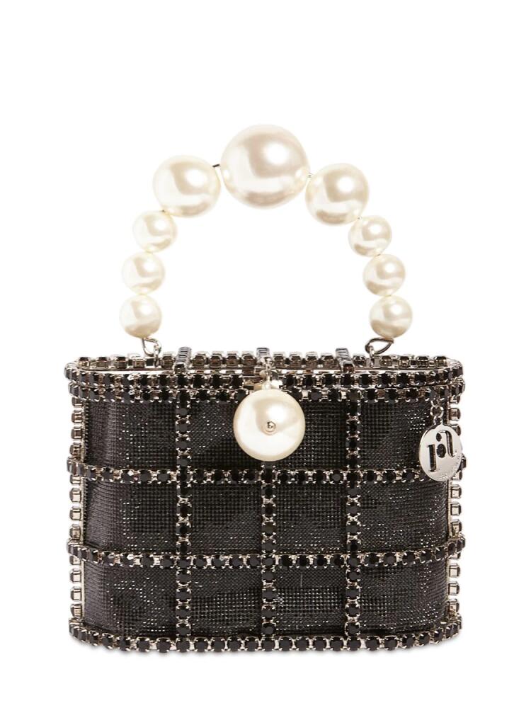 ROSANTICA Holli Bling Top Handle Bag W/crystals Cover