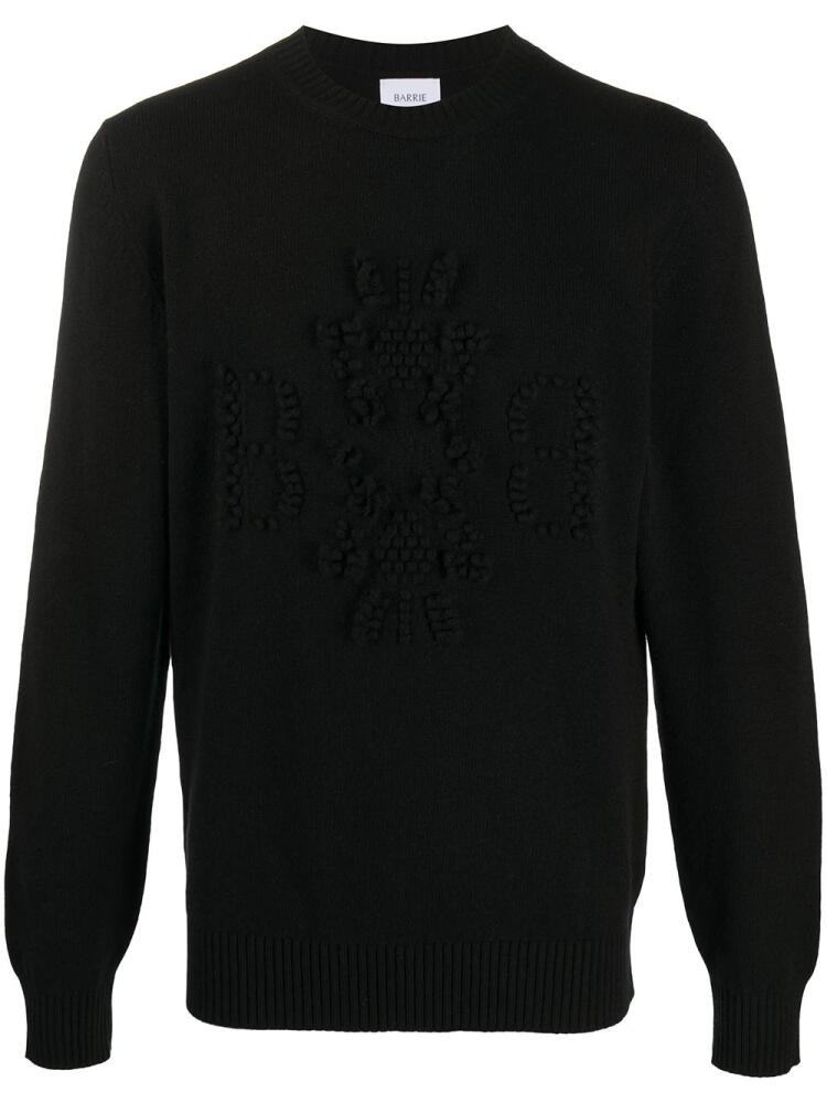 Barrie cashmere logo jumper - Black Cover