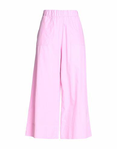 Max & co. Woman Pants Pink Cotton Cover