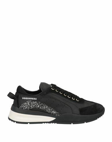 Dsquared2 Woman Sneakers Black Leather Cover