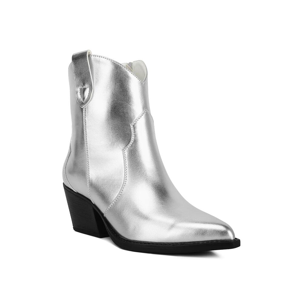 London Rag Wales Bootie | Women's | Silver Metallic Cover