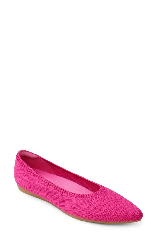 VIVAIA ARIA 5º Pointed Toe Flat in Pitaya Cover