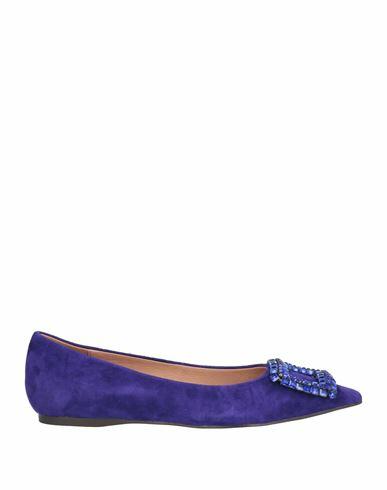 Bibi Lou Woman Ballet flats Bright blue Leather Cover