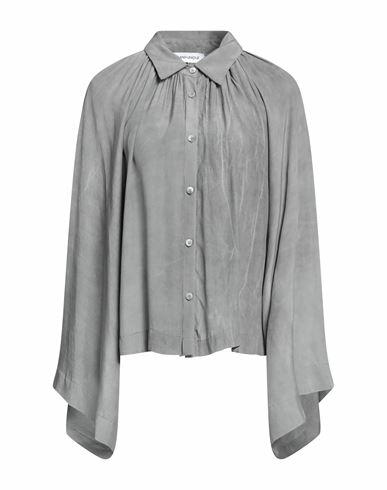 Brand Unique Woman Shirt Grey Viscose, Rayon Cover