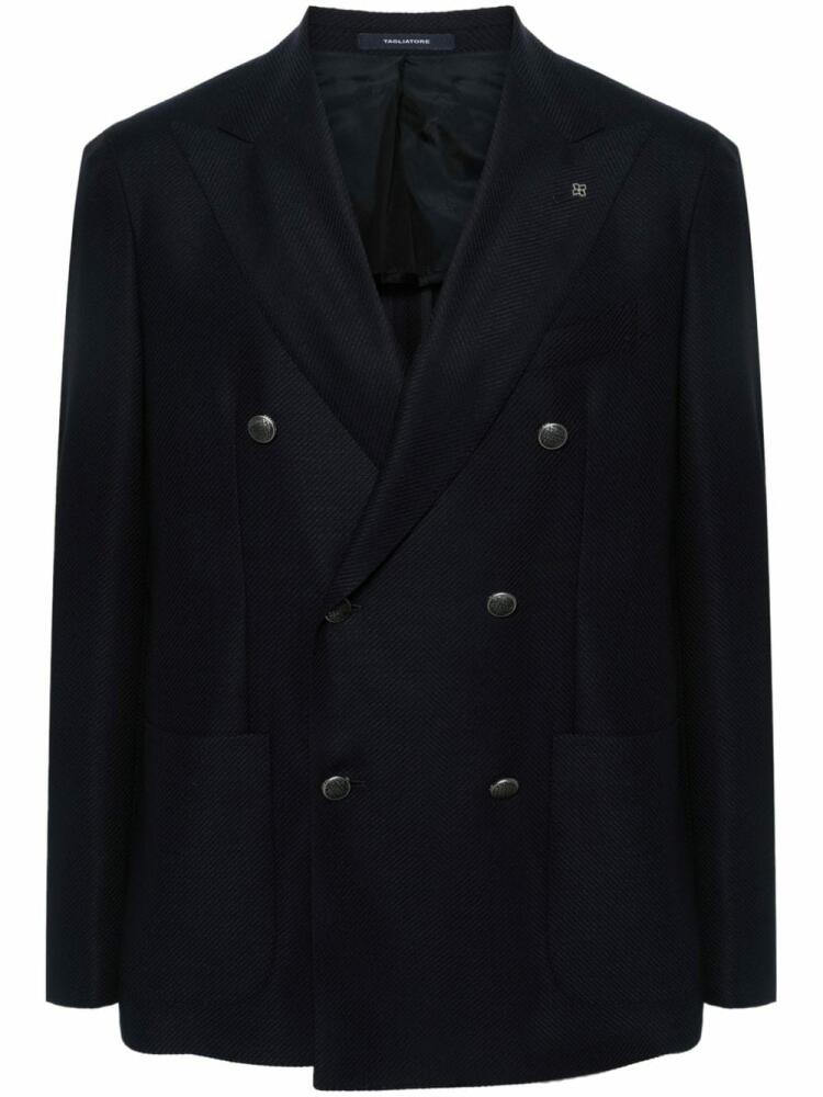 Tagliatore double-breasted blazer - Blue Cover