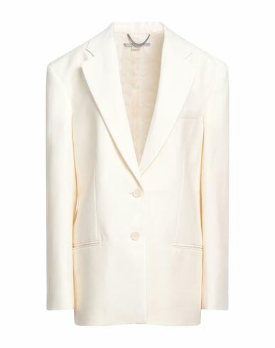 Stella Mccartney Woman Blazer Ivory Wool Cover