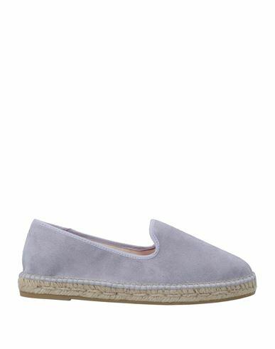 Espadrilles Woman Espadrilles Light purple Soft Leather, Textile fibers Cover